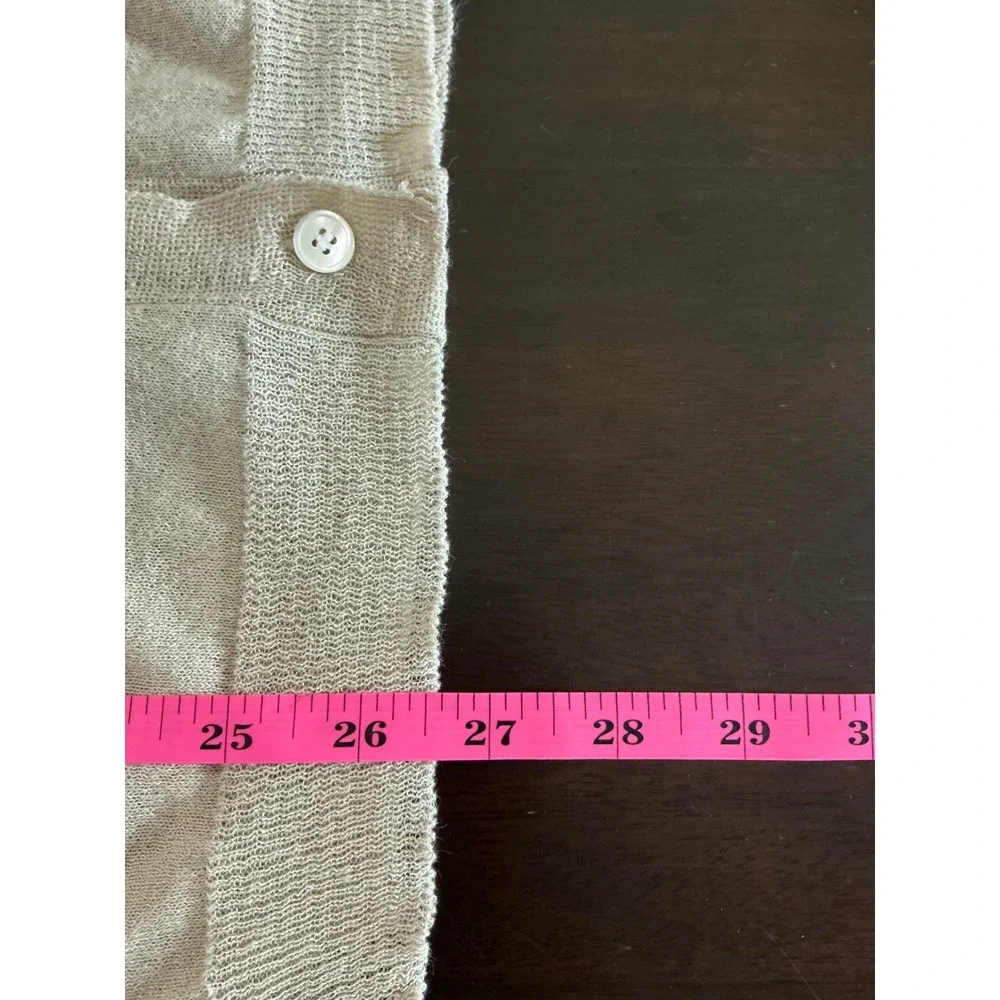 Standard Luxe Cardigan Women's Medium Open Front Pockets‎ Lightweight